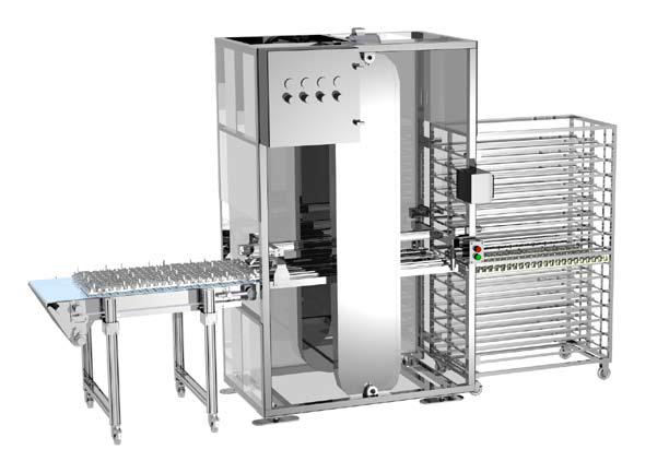 Автоматический загрузчик-разгрузчик лотков из китая