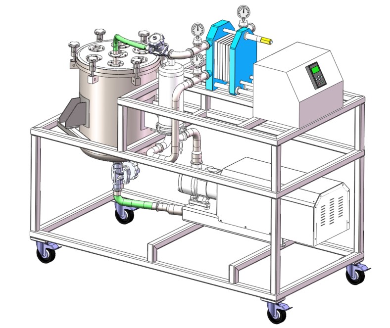 Система тангенциальной фильтрации TFF VDST007 50 из китая