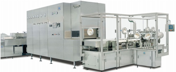 Компактная ампульная линия для мойки, стерилизации и запайки ампул из Китая